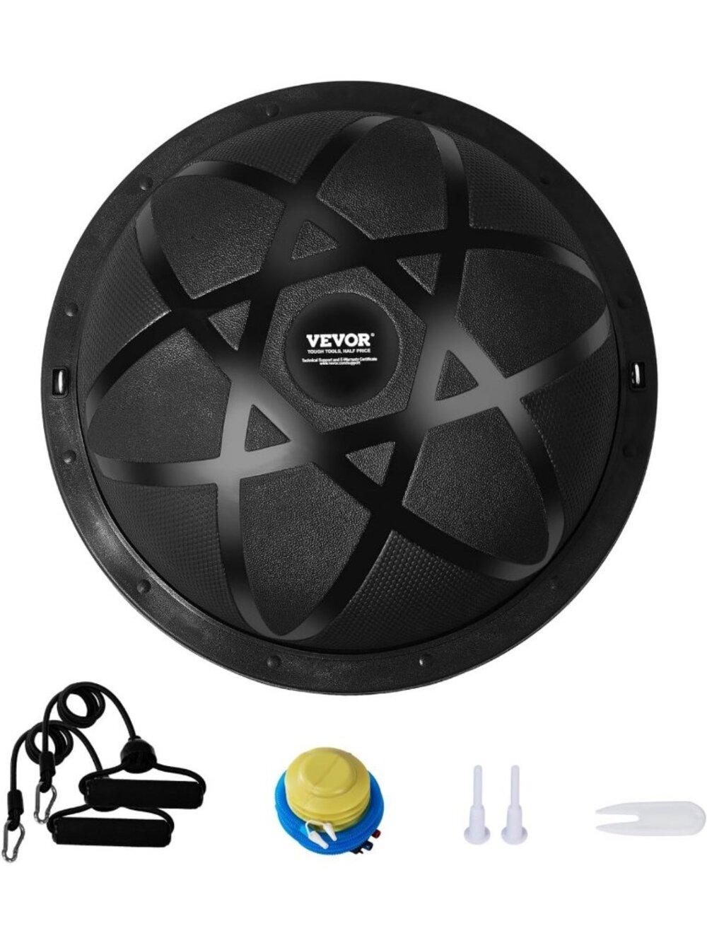 Half Exercise Balance Ball Trainer 23/26 inch - Stability Ball with Resistance